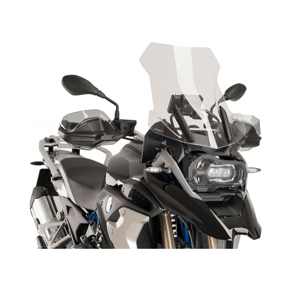 Puig Слюда Touring BMW R1200GS 13-18, R1200GS AdventureE 14-18, R1250GS 18-24, R1250GS Adventure 19-24 Clear - изглед 2