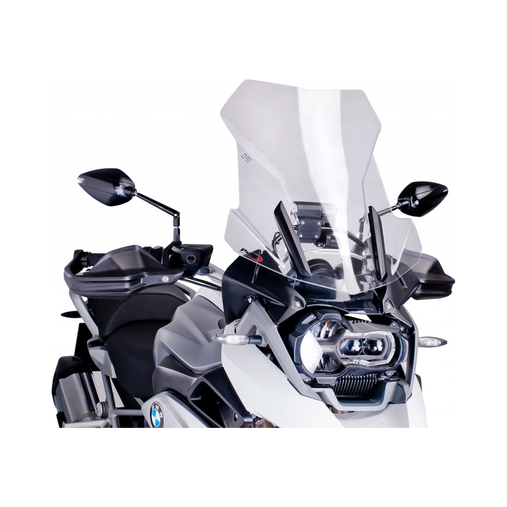 Puig Слюда Touring BMW R1200GS 13-18, R1200GS AdventureE 14-18, R1250GS 18-24, R1250GS Adventure 19-24 Clear - изглед 3