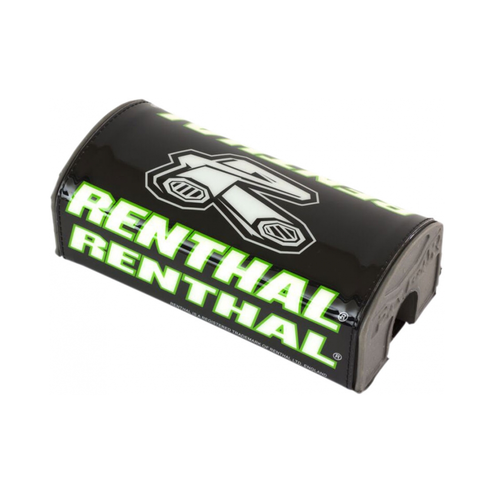 Renthal Протектор за кормило Fatbar Pad Черен/Зелен/Бял - изглед 1