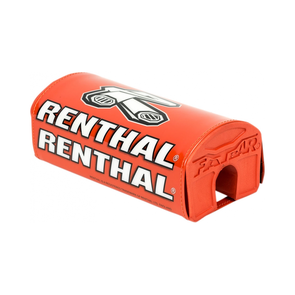 Renthal Протектор за кормило Fatbar Pad Оранжев - изглед 1
