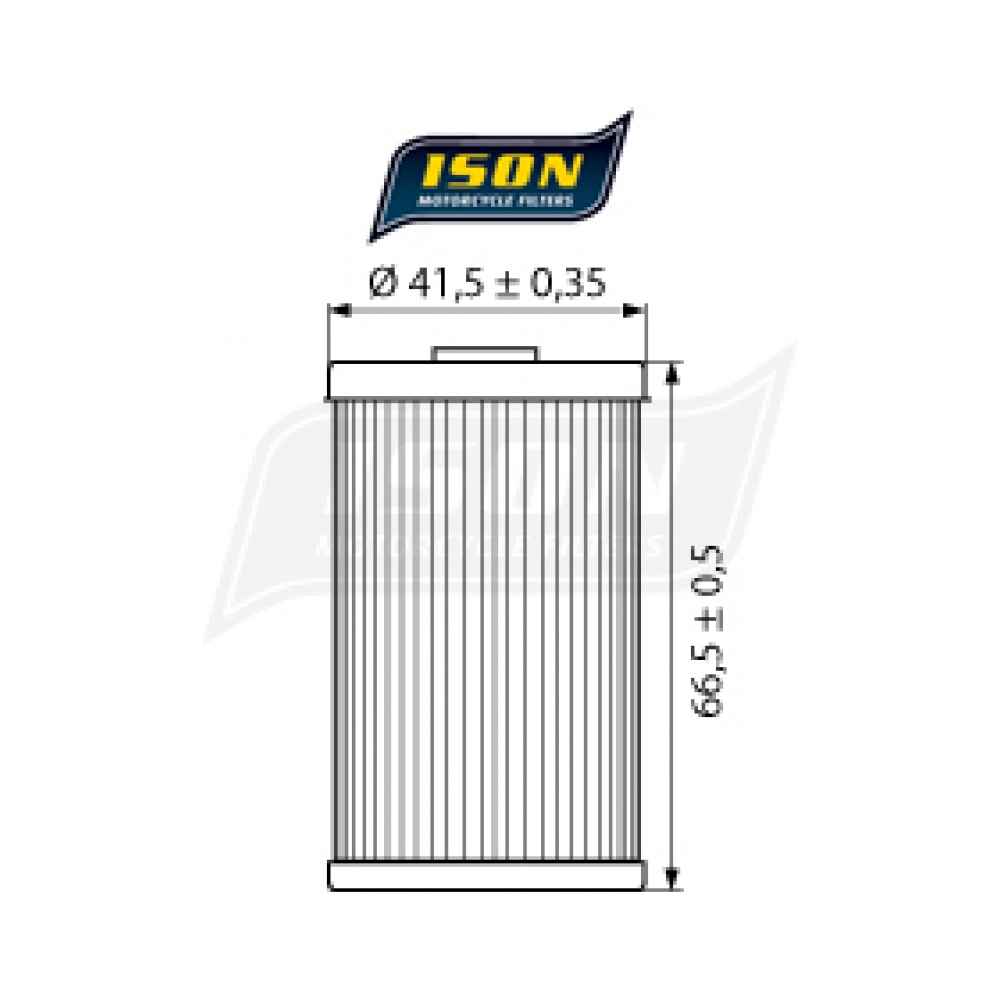 ISON Маслен филтър ISON155 KTM, Husqvarna, Beta - изглед 2