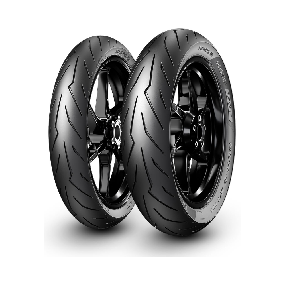 Pirelli Задна гума Diablo Rosso Sport 140/70-17 M/C TL 66S R - изглед 4