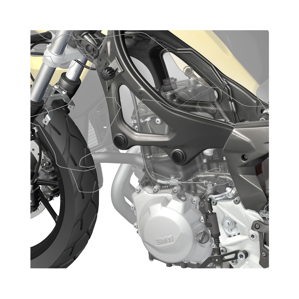 Puig Комплект тапи за BMW F750GS 18-24, F850GS 18-23, F800GS 2024, F900R 20-24, F900GS 2024 - изглед 1