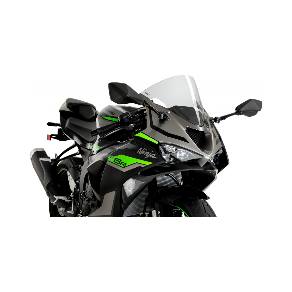 Puig Слюда R-Racer Kawasaki ZX-6R 2024 Clear - изглед 2