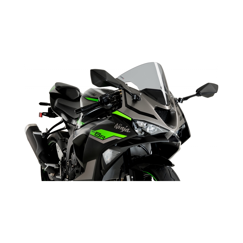 Puig Слюда R-Racer Kawasaki ZX-6R 2024 Smoke - изглед 2