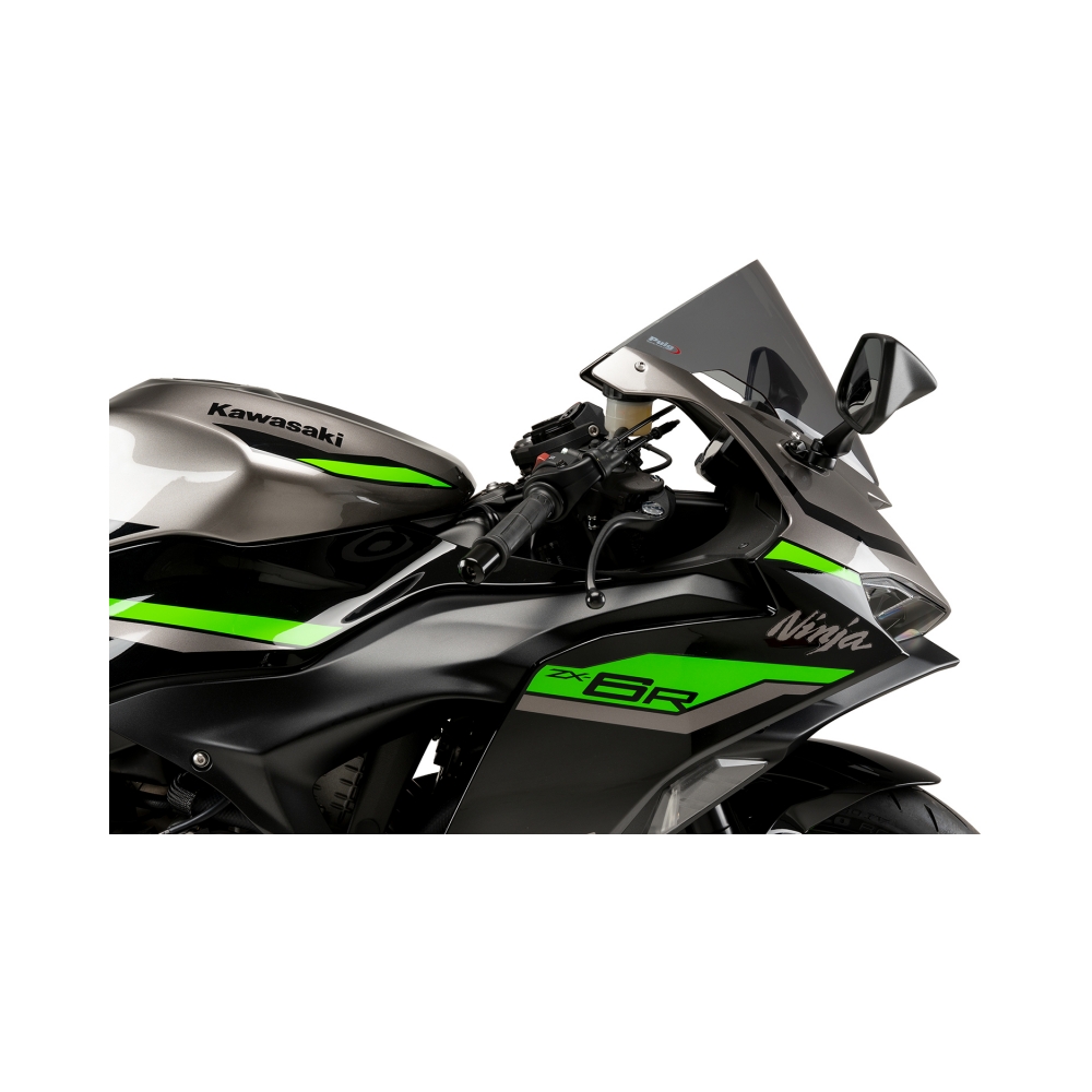 Puig Слюда R-Racer Kawasaki ZX-6R 2024 Smoke - изглед 3