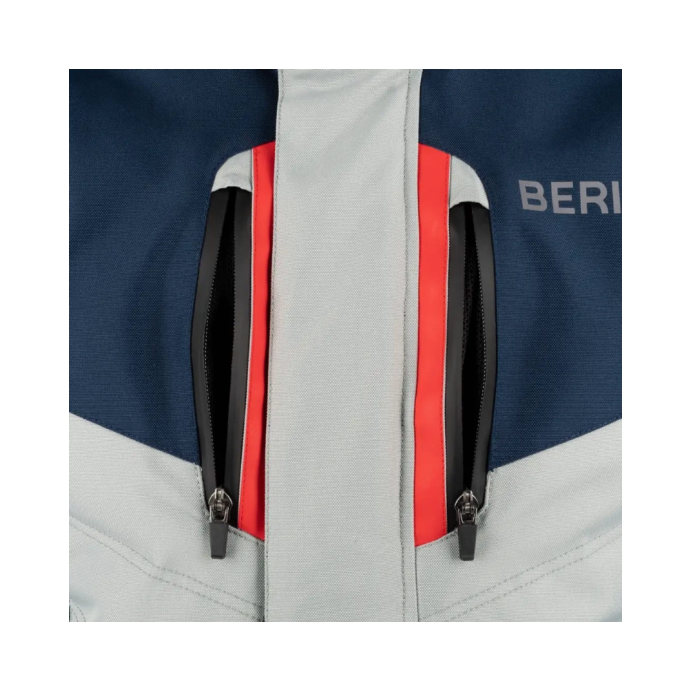 Bering Яке Siberia Grey/Blue/Red - изглед 3