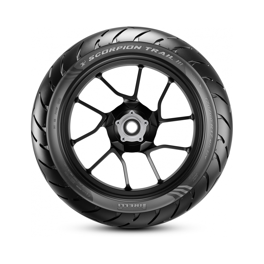 Pirelli Задна гума Scorpion Trail III 160/60 ZR 17 M/C TL 69W R - изглед 3