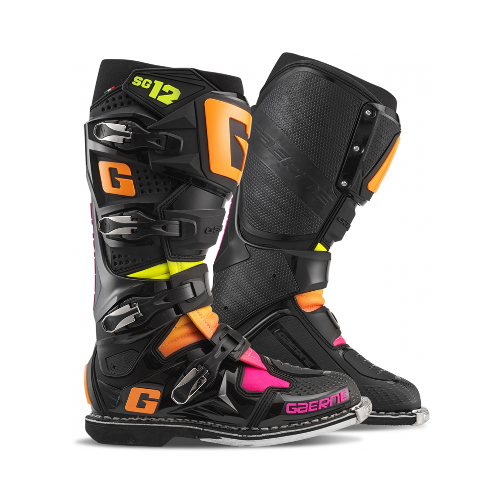 Gaerne Ботуши SG12 Black Orange Pink - изглед 1