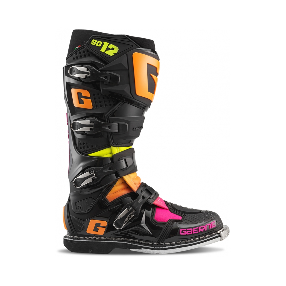 Gaerne Ботуши SG12 Black Orange Pink - изглед 2