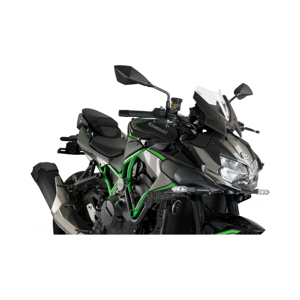 Puig Слюда New Generation Sport Kawasaki H2 Z1000 20-24, H2 Z1000 SE 21-24 Clear - изглед 2