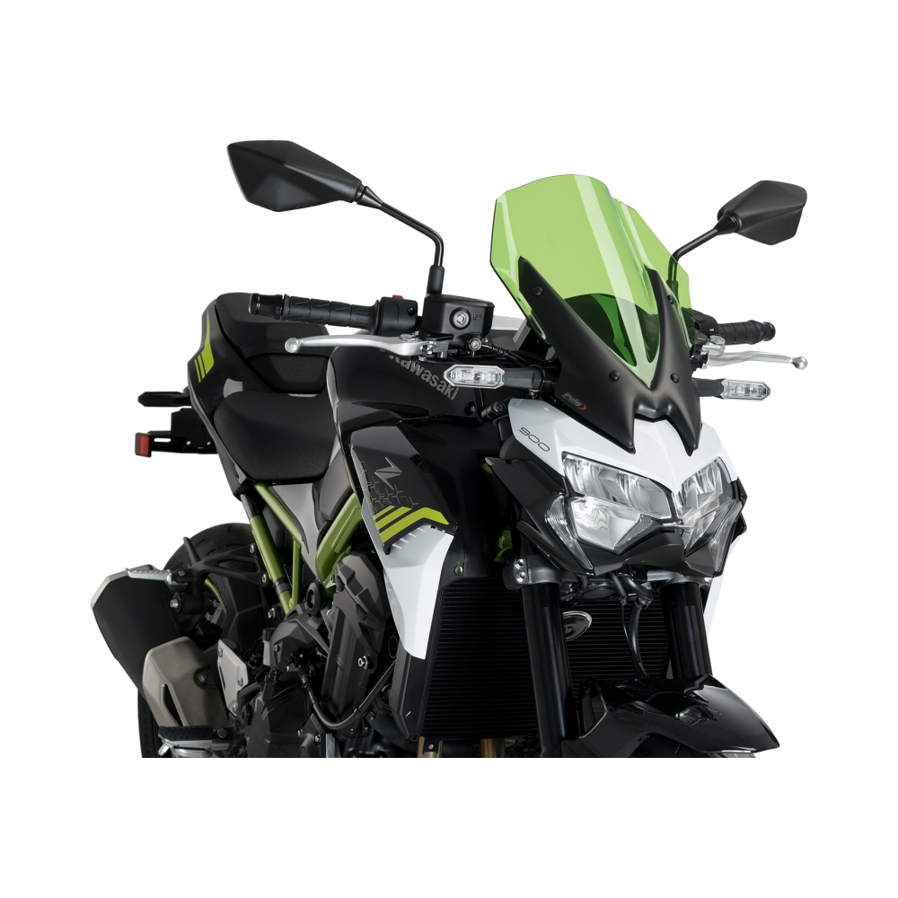 Puig Слюда New Generation Touring Kawasaki Z900 20-24 Green - изглед 2