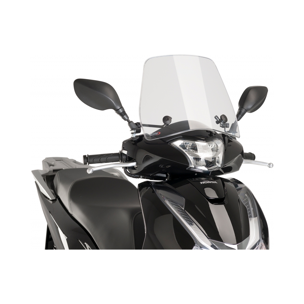 Puig Слюда Trafic Honda Scoopy SH125i 18-20, SH150i 17-20 Smoke - изглед 2