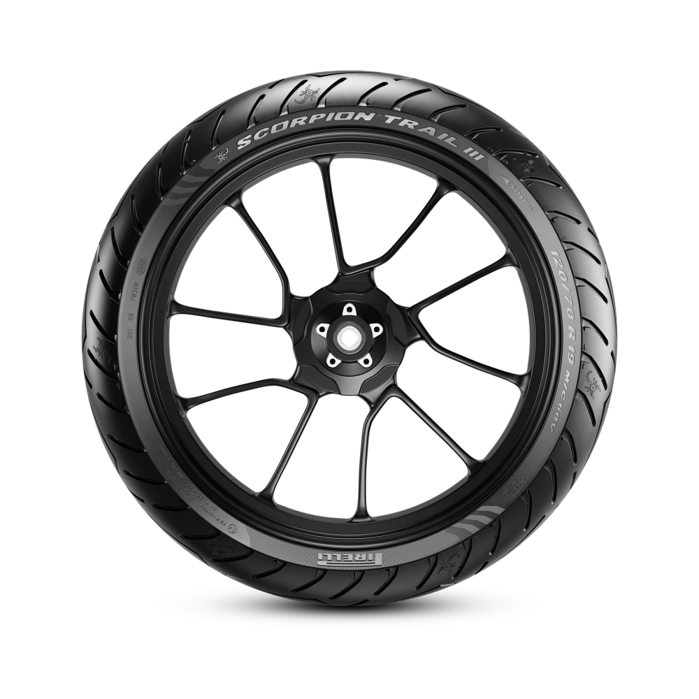 Pirelli Предна гума Scorpion Trail III 120/70 ZR 17 M/C TL 58W F - изглед 3