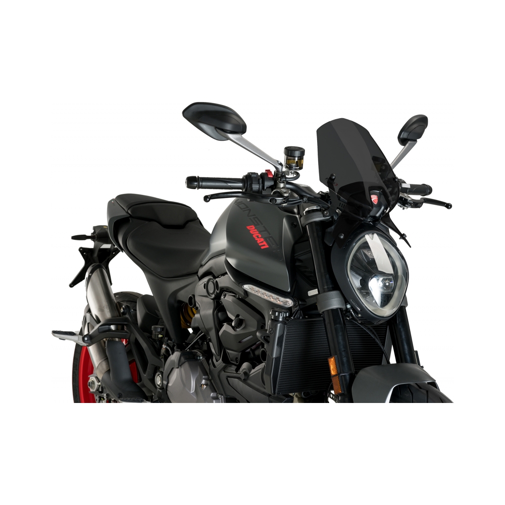 Puig Слюда New Generation Sport Ducati Monster 937 21-23 Dark Smoke - изглед 2