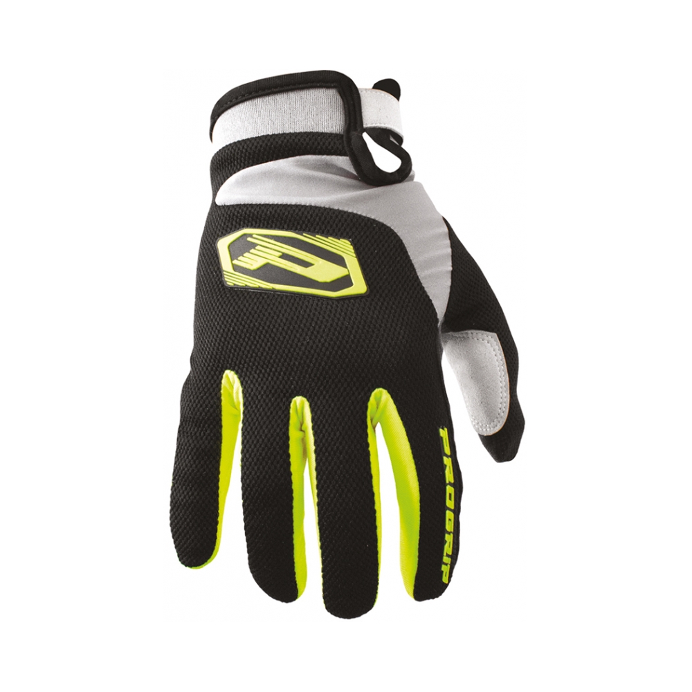 Progrip Ръкавици 4010 Yellow Fluo Black Grey - изглед 1