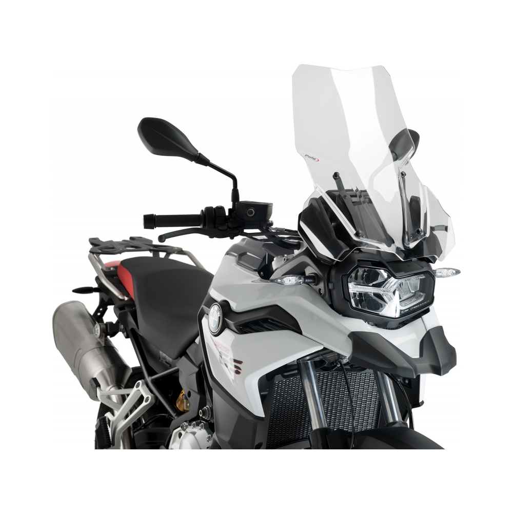 Puig Слюда Touring Plus BMW F750GS 18-24, G850GS 18-23, F850GS Adventure 19-23 Clear за мотори стандартно OEM със спортна слюда - изглед 2