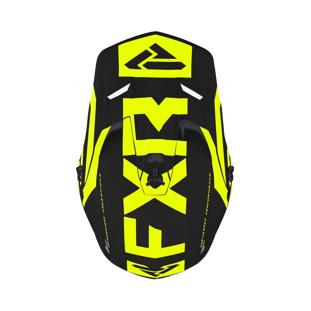 FXR Каска Clutch Evo LE Black/HiVis - изглед 2