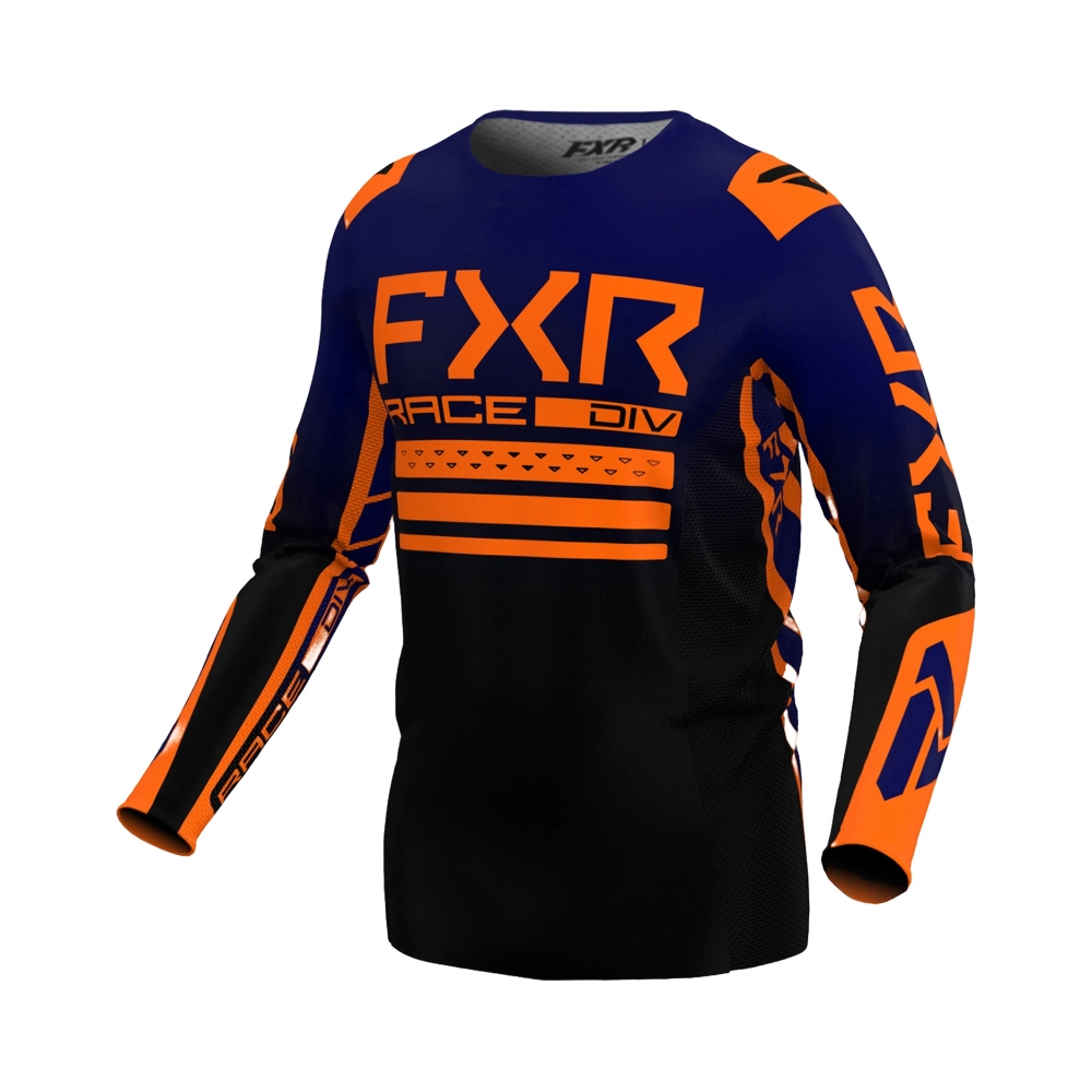 FXR Тениска Contender MX23 Midnight Orange - изглед 1