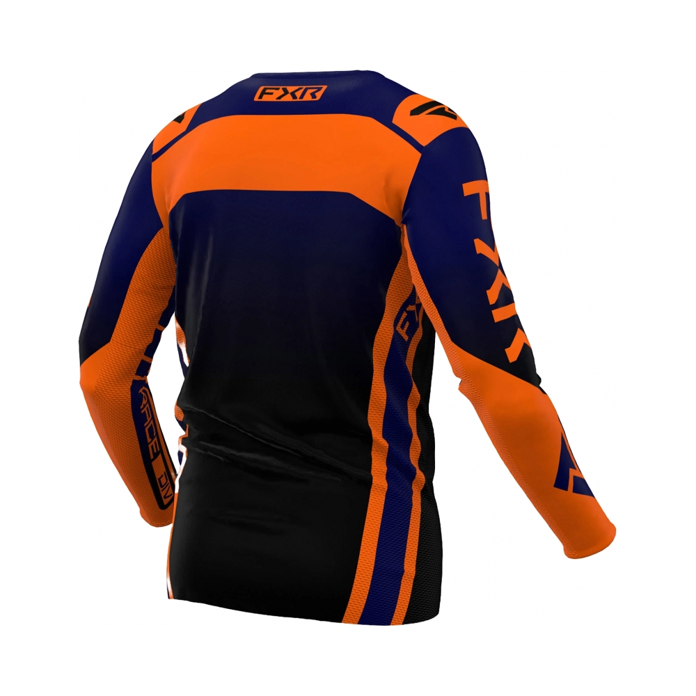 FXR Тениска Contender MX23 Midnight Orange - изглед 2