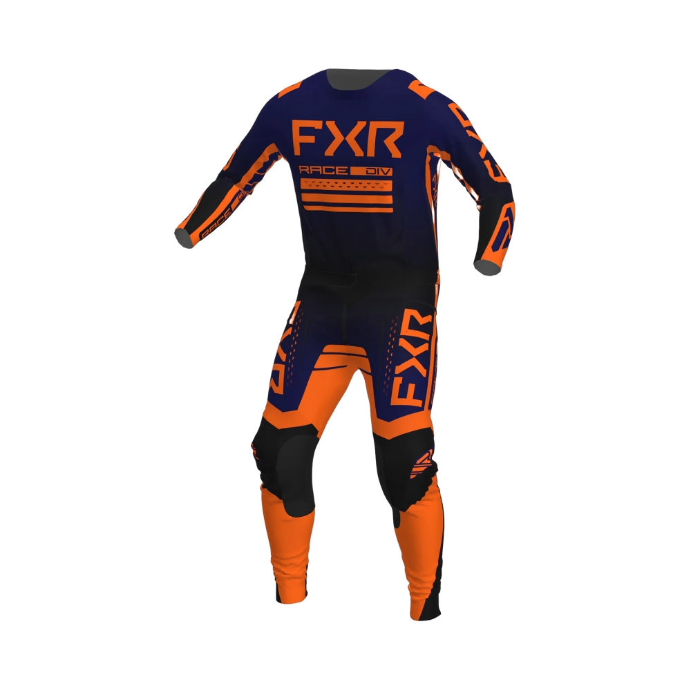 FXR Тениска Contender MX23 Midnight Orange - изглед 3