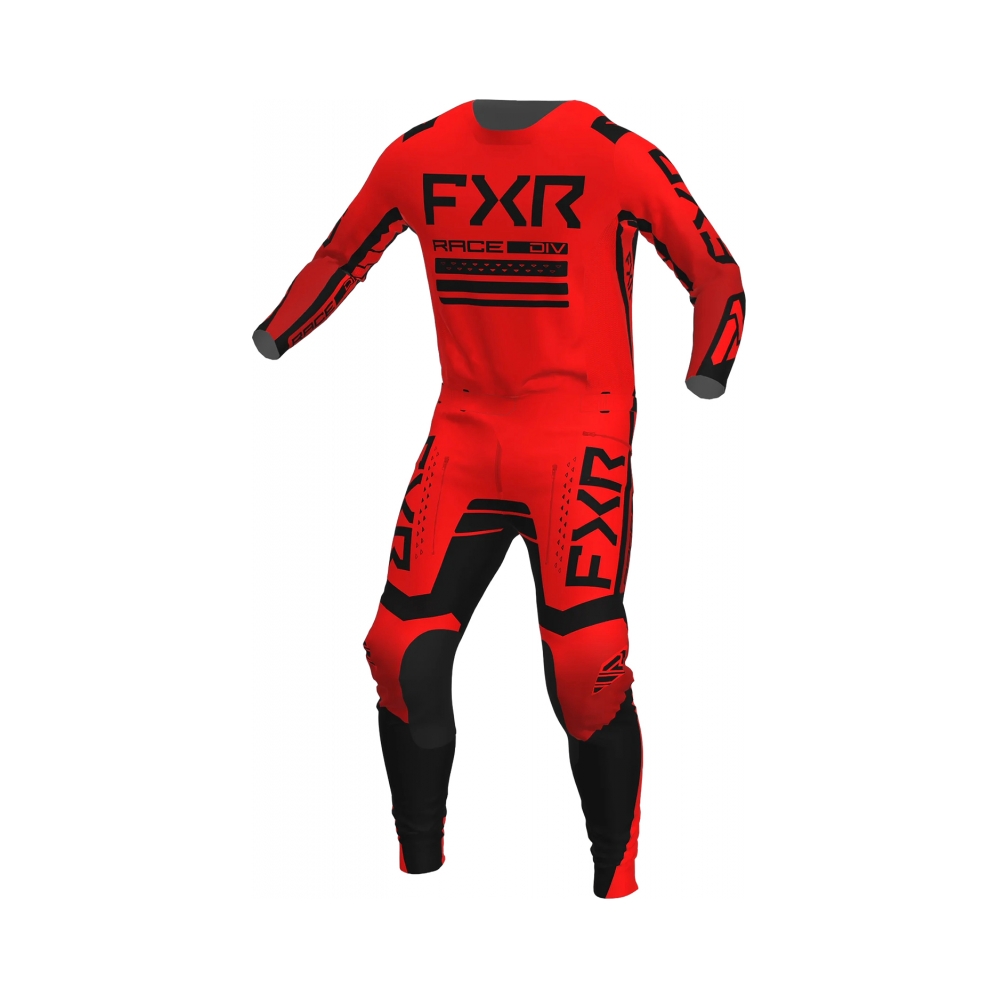 FXR Тениска Contender MX23 Red Black - изглед 3