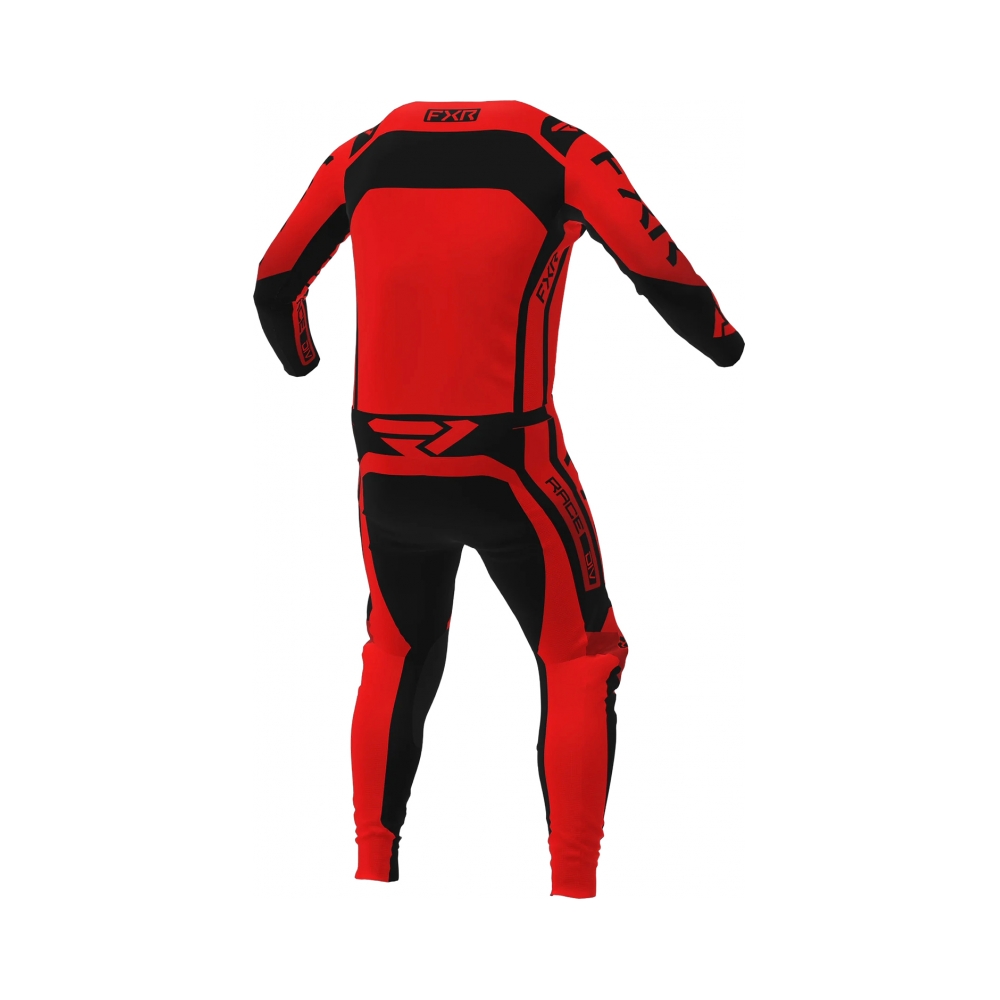 FXR Тениска Contender MX23 Red Black - изглед 4