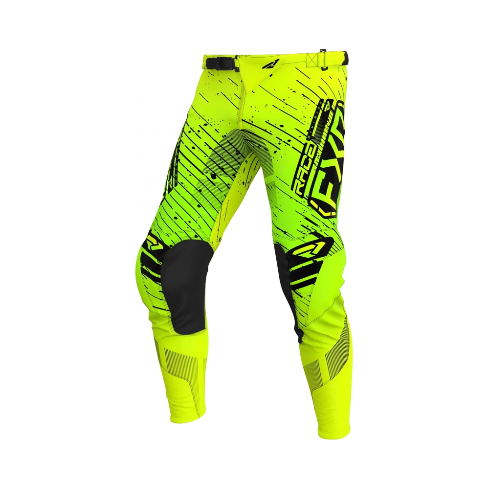 FXR Панталон Podium MX25 HiVis Lime Black - изглед 1