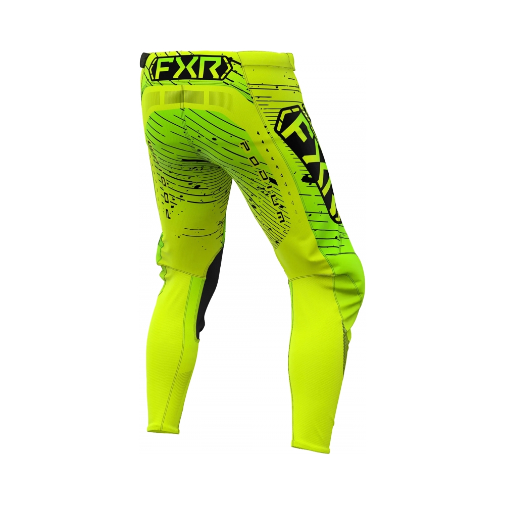 FXR Панталон Podium MX25 HiVis Lime Black - изглед 2