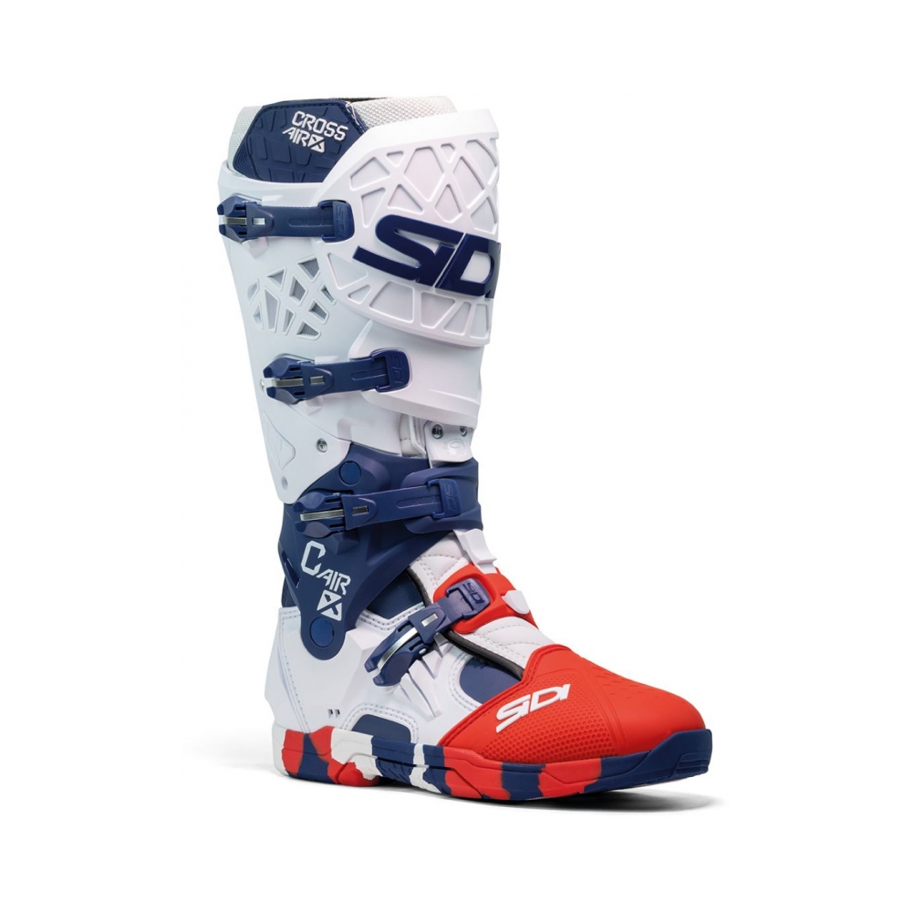 SIDI Ботуши Crossair X White Navy Red - изглед 1