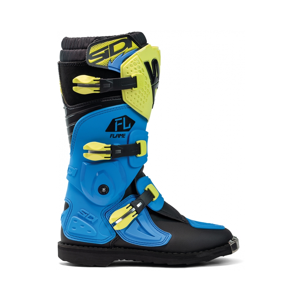 SIDI Детски ботуши Flame Light Blue Lime Black - изглед 2