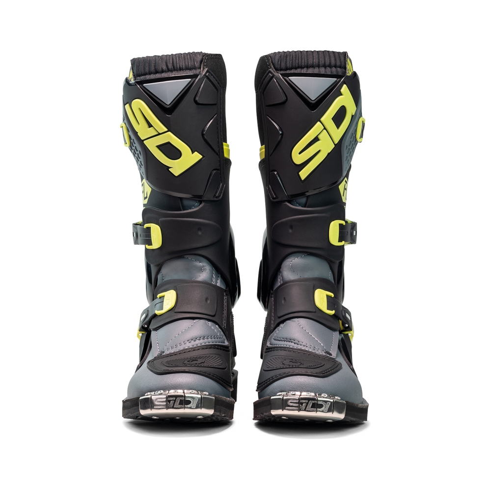 SIDI Детски ботуши Flame Black Lime Grey - изглед 4