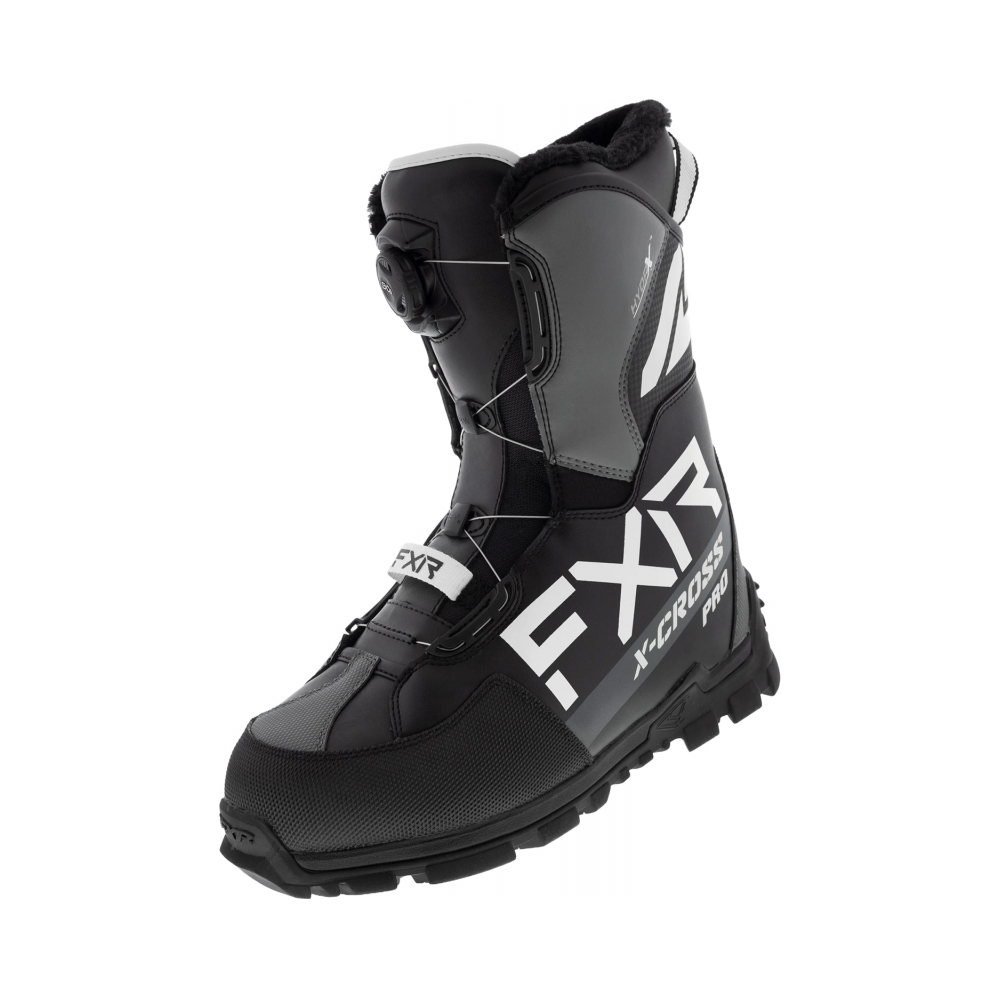 FXR Ботуши за шейна X-Cross Pro Boa Black/White - изглед 1