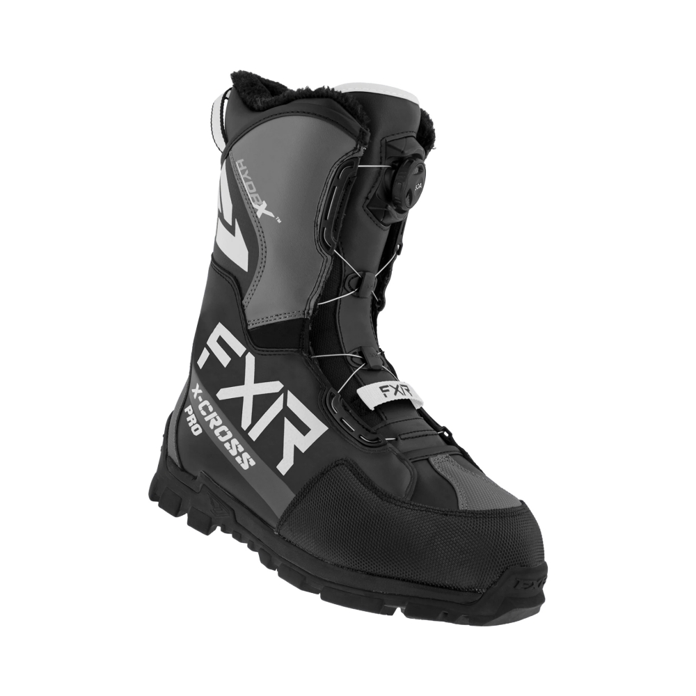 FXR Ботуши за шейна X-Cross Pro Boa Black/White - изглед 2