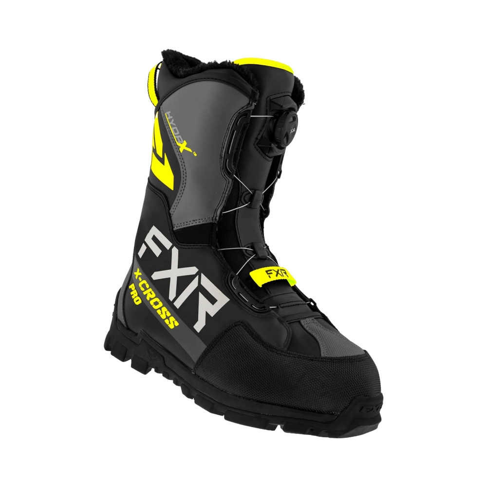 FXR Ботуши за шейна X-Cross Pro Boa Black/Hi Vis - изглед 2