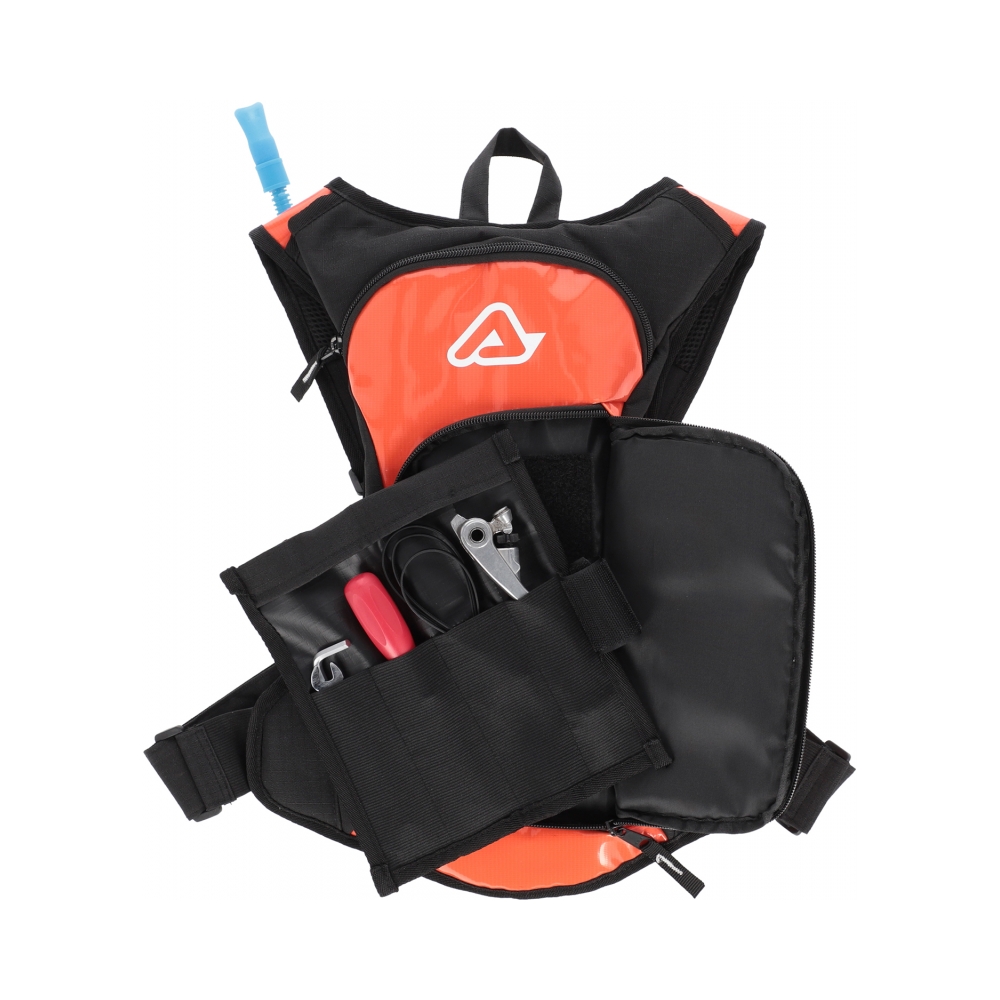 Acerbis Раница Acqua Logo 5L Orange/White - изглед 5