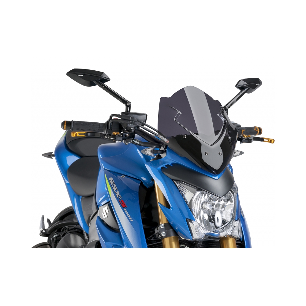 Puig Слюда New Generation Sport Suzuki GSX-S1000 15-20 Dark Smoke - изглед 1