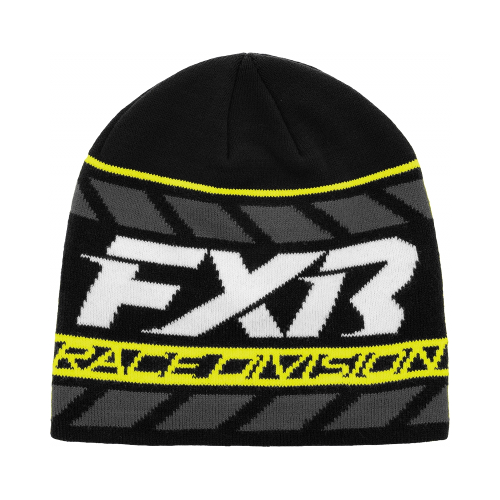 FXR Зимна шапка Race Division Black/Hivis - изглед 1