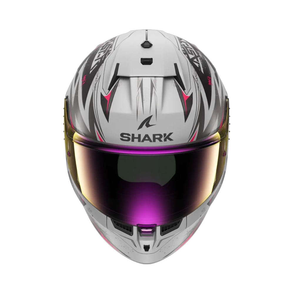 Shark Каска D-Skwal 3 Blast-R Mat Grey Black Red - изглед 3