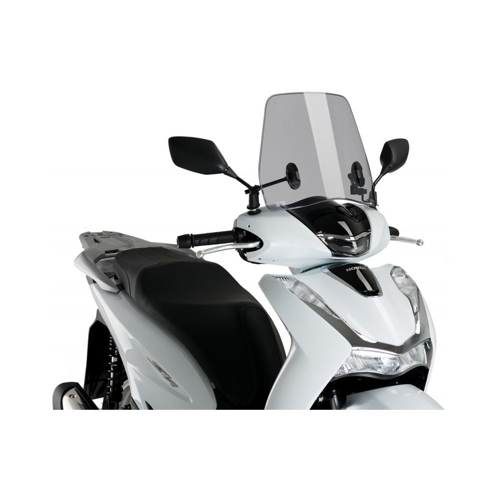 Puig Слюда Trafic Honda Scoopy SH125i 21-25, SH150i 21-25 Smoke - изглед 2