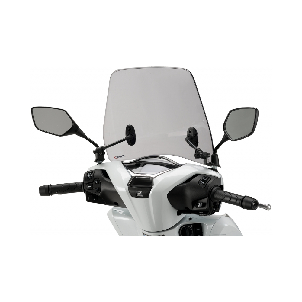 Puig Слюда Trafic Honda Scoopy SH125i 21-25, SH150i 21-25 Smoke - изглед 3