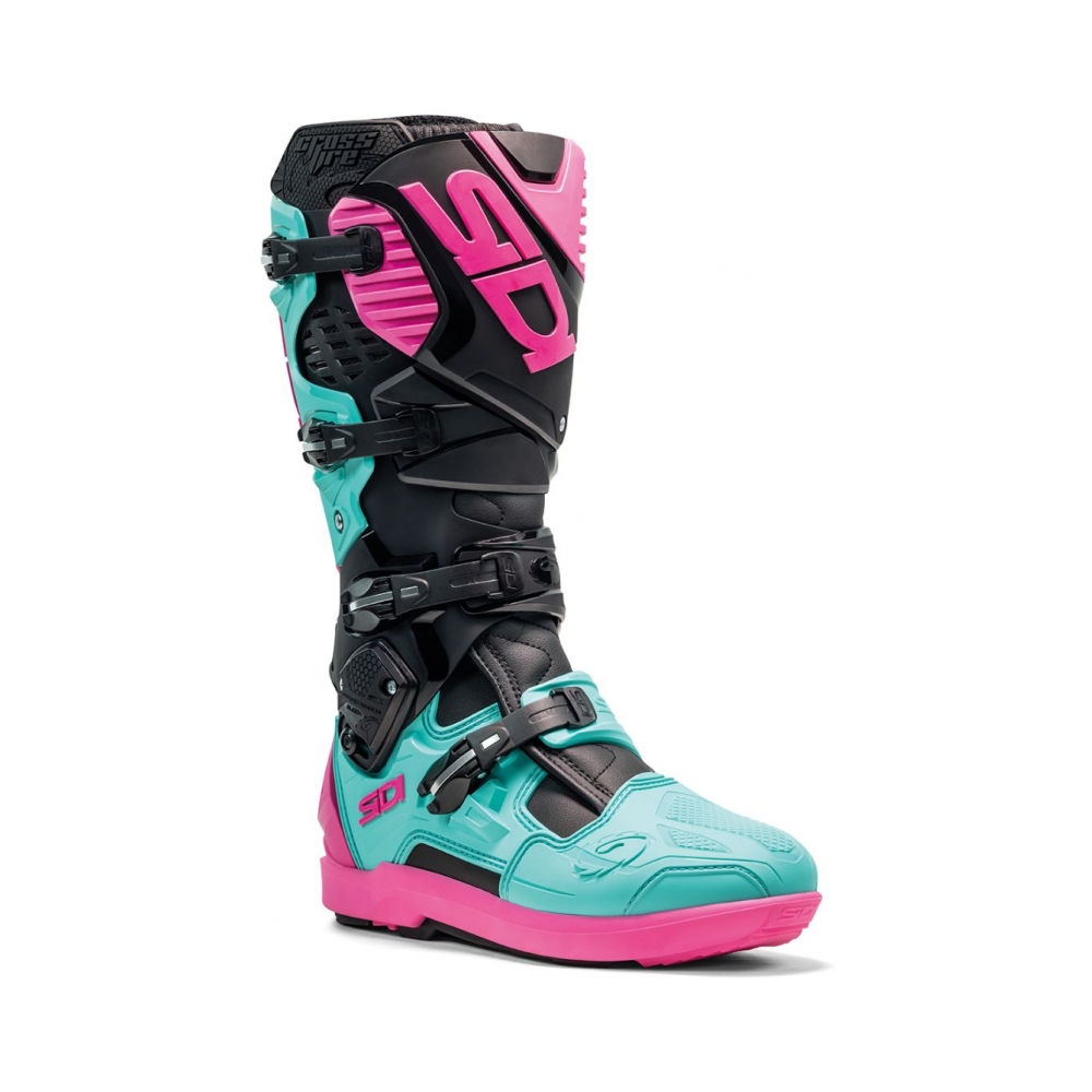SIDI Ботуши Crossfire 3 SRS Black Mint Pink - изглед 1