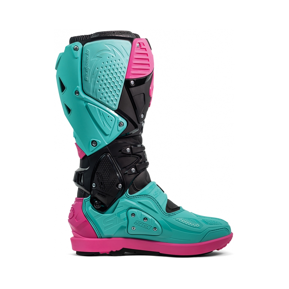 SIDI Ботуши Crossfire 3 SRS Black Mint Pink - изглед 3
