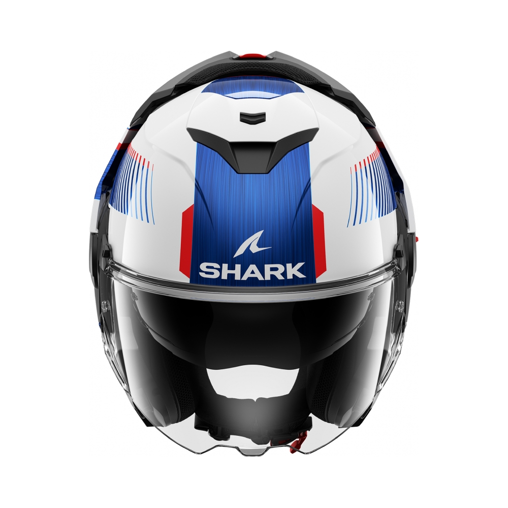 Shark Каска Oxo Sikter White Chrome Blue - изглед 6