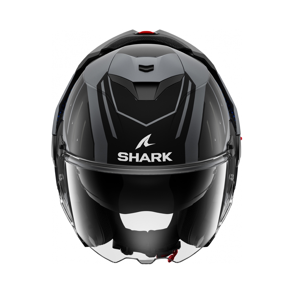 Shark Каска Oxo Rydger Mat Anthracite Blue Black - изглед 6