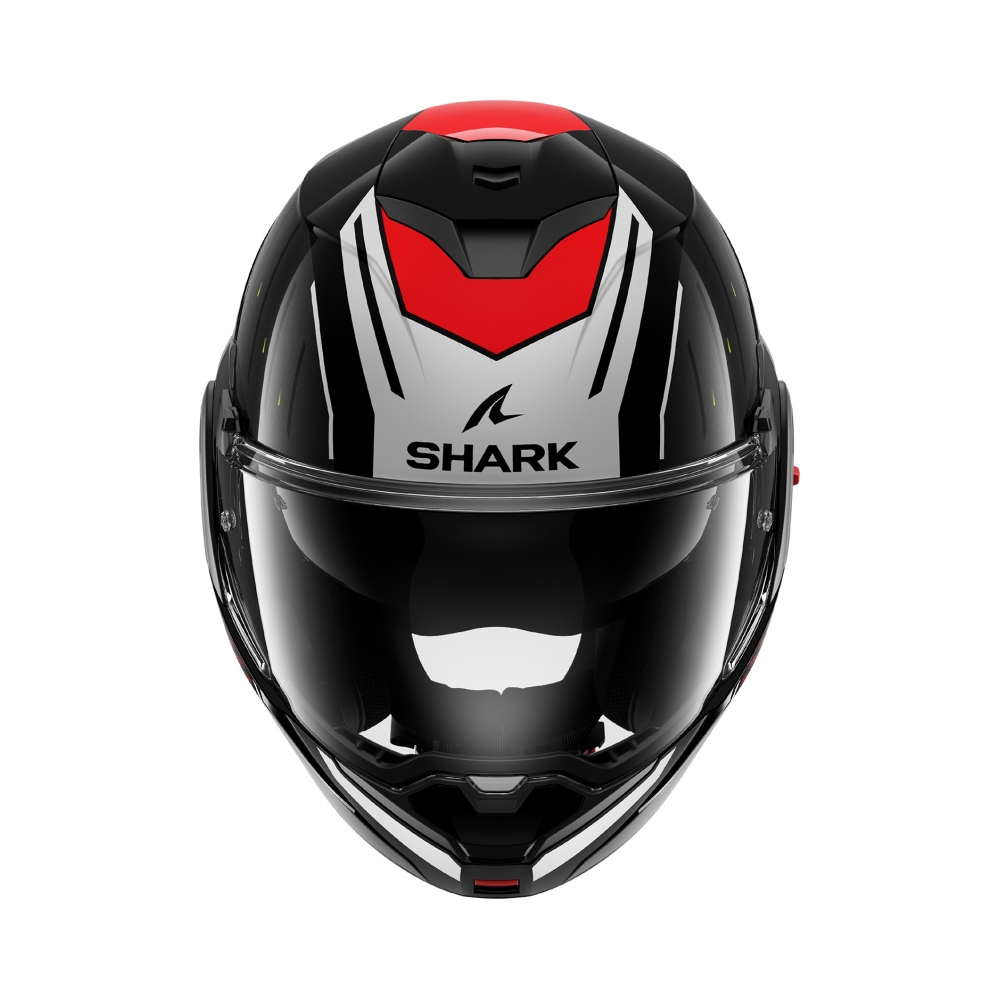 Shark Каска Oxo Rydger Black Silver Red - изглед 3