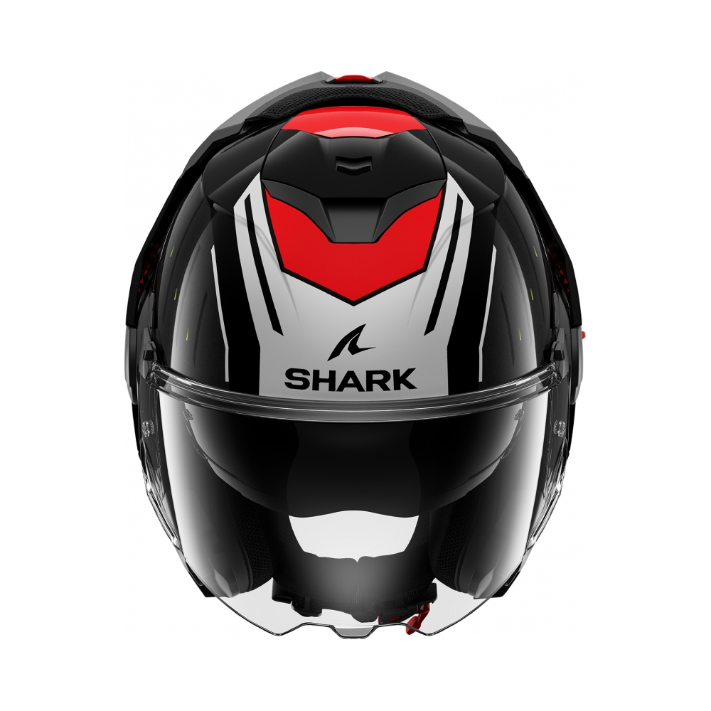 Shark Каска Oxo Rydger Black Silver Red - изглед 6