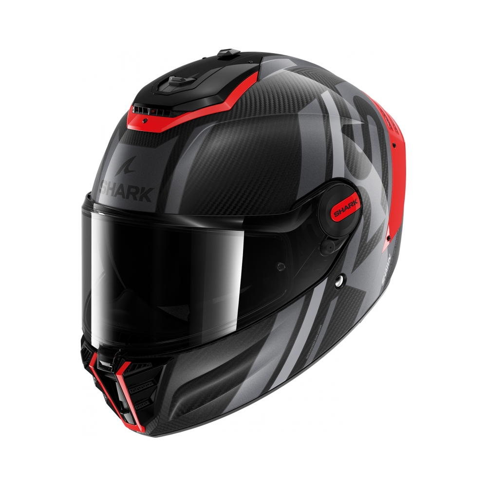 Shark Каска Spartan RS Carbon Shawn Red/Grey - изглед 1