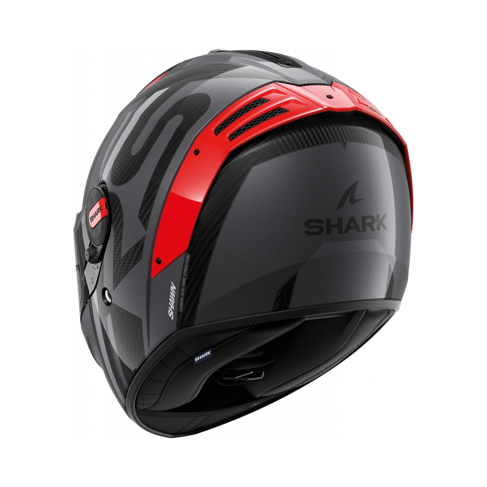 Shark Каска Spartan RS Carbon Shawn Red/Grey - изглед 2