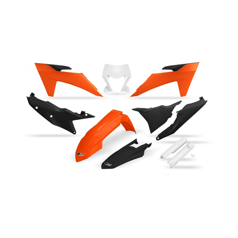 UFO Комплект пластмаси KTM EXC/EXC-F 24-25 Оранжев - изглед 1